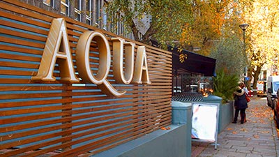 Aqua Restaurant Exterior