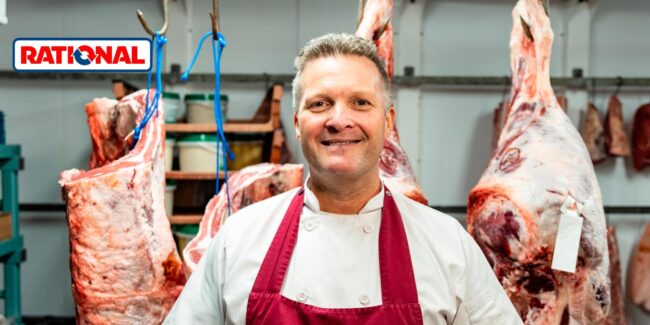 John McMurchie, owner, James A McMurchie Butchers