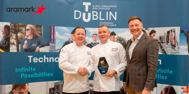 Chef Sean Hunter wins Aramark Ireland’s Chef of the Year 2024