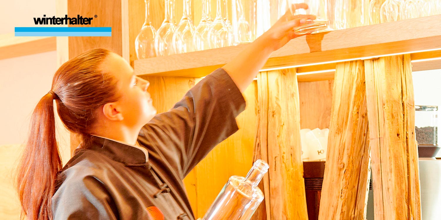 Sparkling glasses from Winterhalter