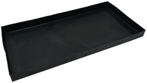 Half size deep cooking tray (Black)