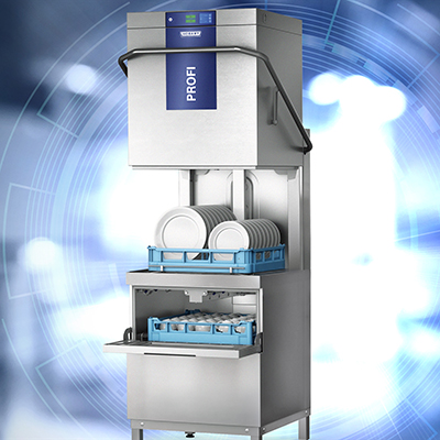 Hobart Two Level Washer Doubles Capacity in a Single Footprint