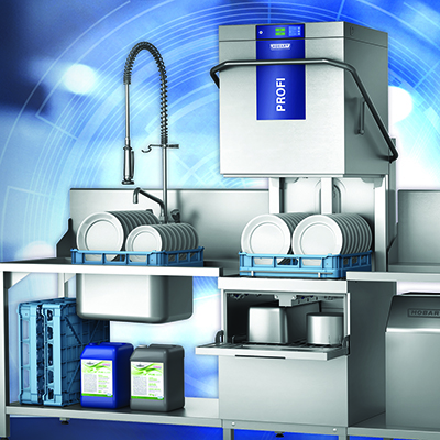 Hobart Two Level Washer Doubles Capacity in a Single Footprint