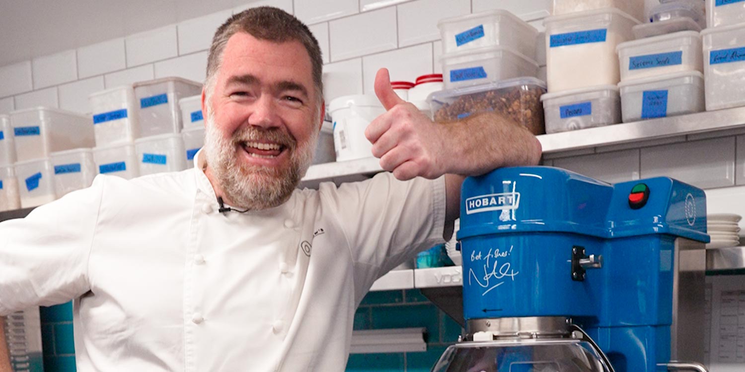 Hobart Creates Nathan Outlaw Signature Mixer to Celebrate Best of British